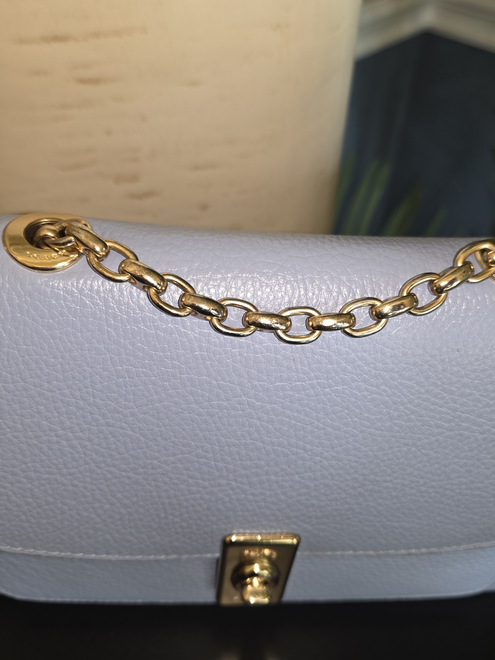 Coach Lane Shoulder Bag in Powder Blue Color Block - Picture 4 of 6